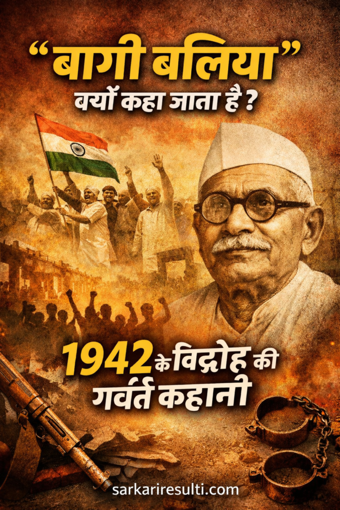 बागी बलिया 1942 का ऐतिहासिक विद्रोह और चित्तू पांडेय