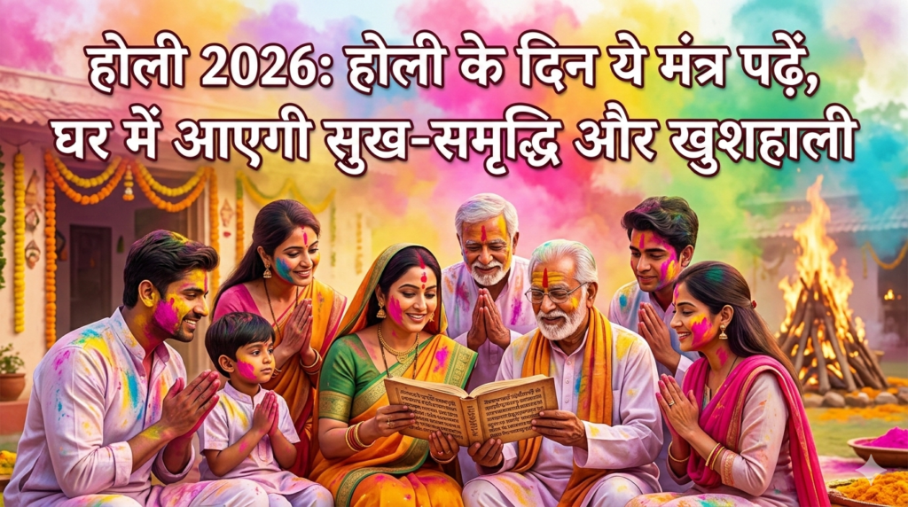 Holi 2026 mantra and pooja vidhi for sukh samriddhi in India